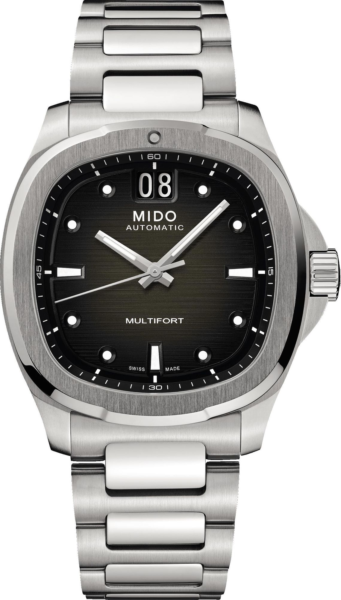 Mido Multifort TV BIG DATE M0495261108100 Herren Automatikuhr 80h Gangreserve Mido Multifort TV BIG DATE M0495261108100 Herren Automatikuhr 80h Gangreserve