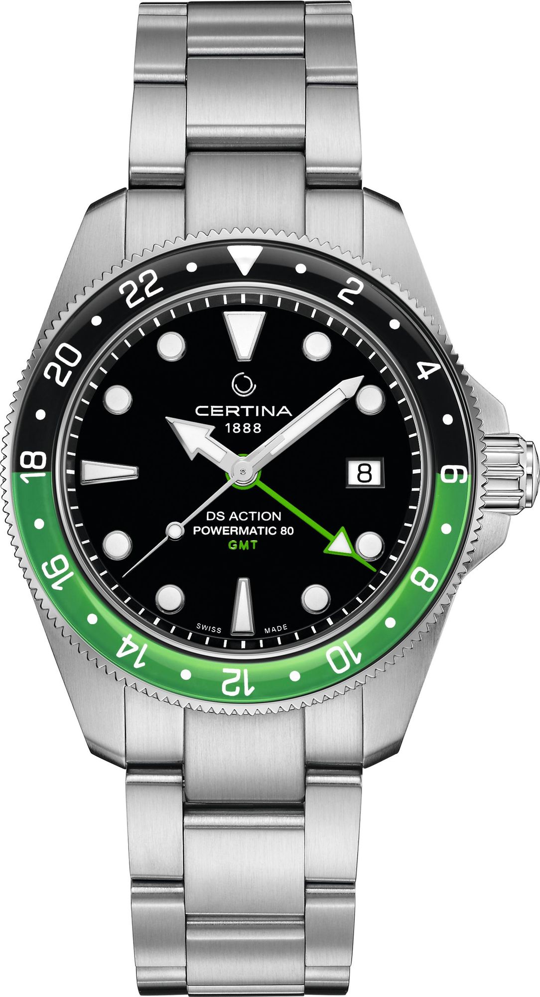 Certina DS Action GMT Powermatic 80 C032.929.11.051.00 Orologio automatico uomo Certina DS Action GMT Powermatic 80 C032.929.11.051.00 Orologio automatico uomo