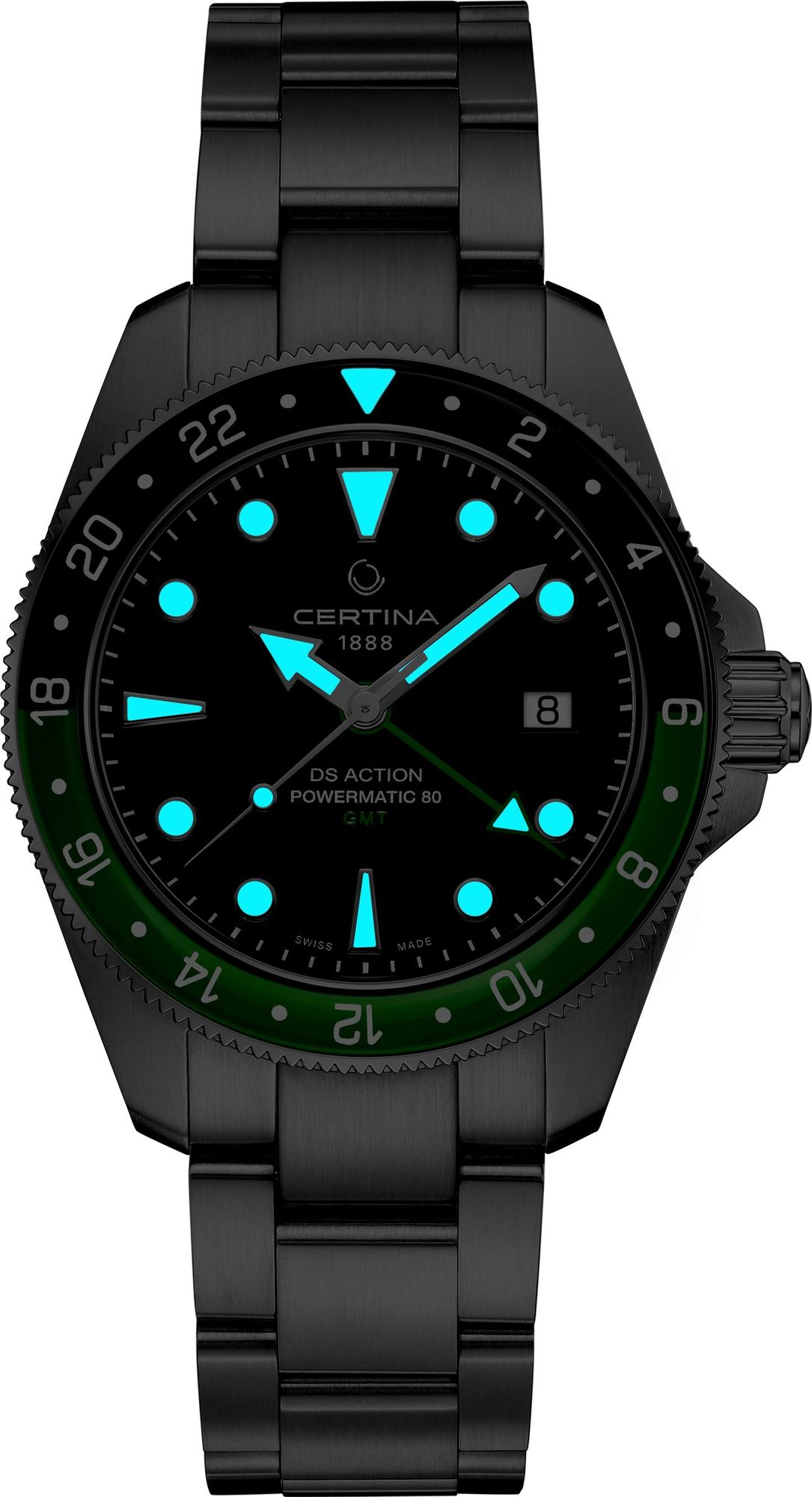 Certina DS Action GMT Powermatic 80 C032.929.11.051.00 Orologio automatico uomo Certina DS Action GMT Powermatic 80 C032.929.11.051.00 Orologio automatico uomo